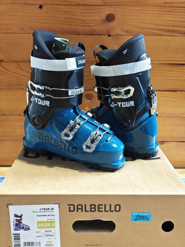 LYŽIARKY DALBELLO J-TOUR UNI LAGUNA-BLACK 25MP---MODEL 2024---